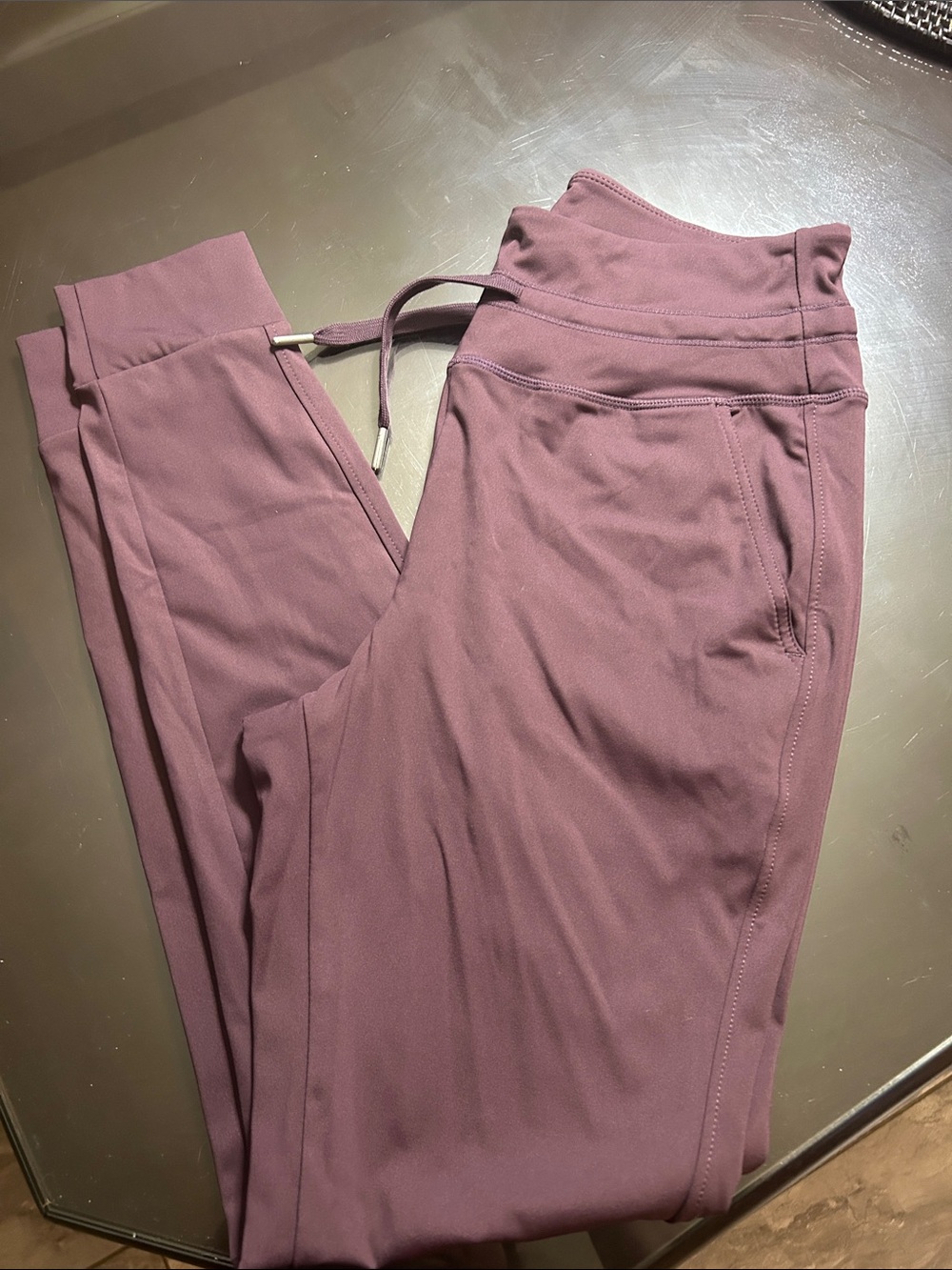 Halara Women’s High-Waist Drawstring Jogger Pants — Dusty Mauve
